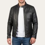 Dean Biker Black Jacket - Pull Up Edition