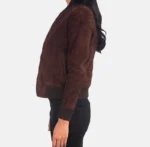 Urban Bliss Brown Bomber - Suede Edition - Image 4