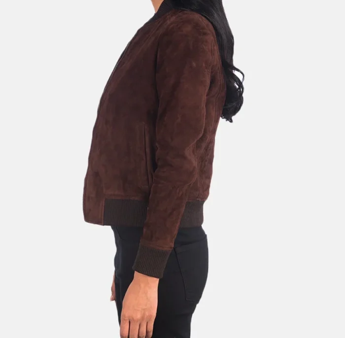 Urban Bliss Brown Bomber - Suede Edition - Image 4