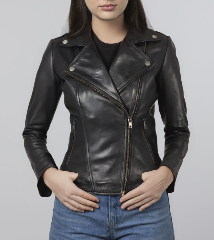 Flash Wave Biker Black Jacket - Real Edition - Image 1