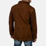 Marshal Tan Bomber Brown Jacket - Suede Edition - Image 2