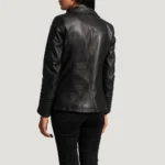 Eclipse Black Leather Blazer Aniline Edition - Image 2