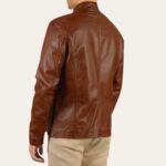 Alpine Biker Brown Jacket - Waxed Edition - Image 2