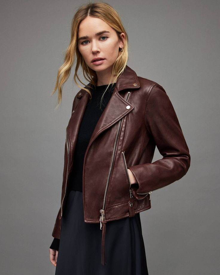 leather jacket for women