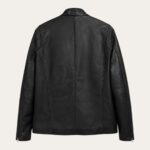 Modoc Black Cafe Racer Jacket - Aniline Edition - Image 3