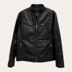 Modoc Black Cafe Racer Jacket - Aniline Edition - Image 2