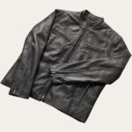 Modoc Black Cafe Racer Jacket - Aniline Edition - Image 2