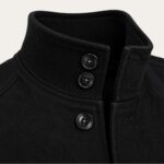 Hartford Black Bomber Jacket Collar