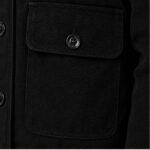 Hartford Black Bomber Jacket - Suede Edition - Image 5
